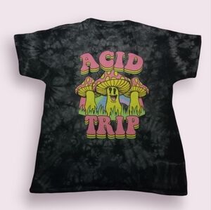 Spencer's Gray Tie Dye Acid Trip